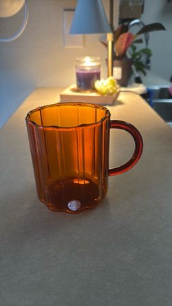 Starbucks Amber Glass Mug