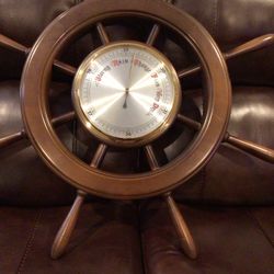 Ship Wheel Barometer