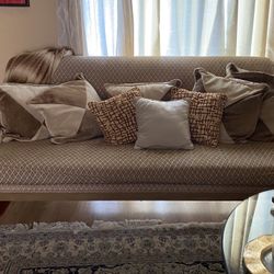 Victorian Couch & Padded Arm Chair For $300