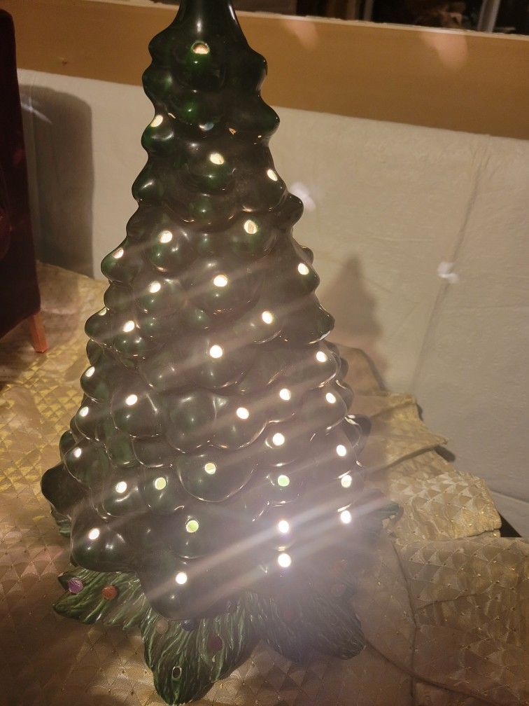 Vintage Ceramic Christmas Tree