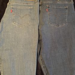 2 Pair Of Women’s Levi’s311 Skinny Shaping Capris  (2 Pair)