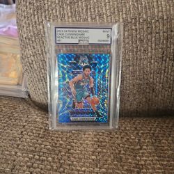 2023 Panini Mosaic Reactive Blue Mosaic #81