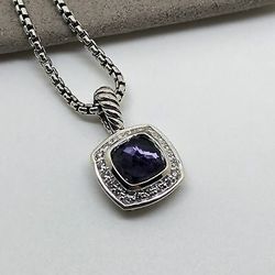 David Yurman Black Orchid Petite Albion Necklace