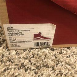 Men’s Red Vans