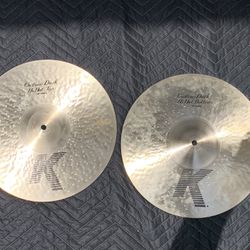 Zildjian K Custom Series 14” Dark Hi Hat Drum Cymbals BRAND NEW Retails for $569