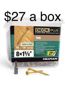 5LB Exterior Screws 1-5/8in