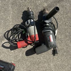 Milwaukee and Black and Decker Drill