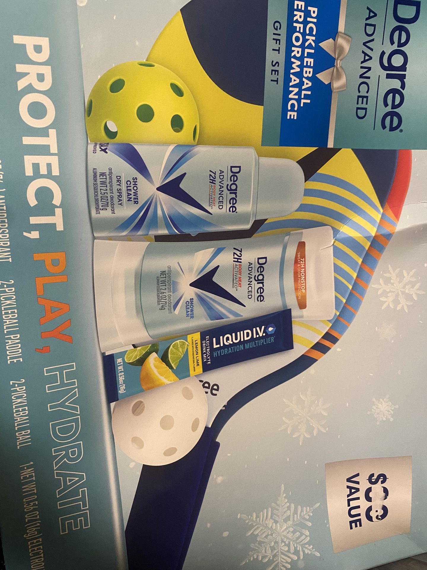 Degree advanced Pickleball performance gift set