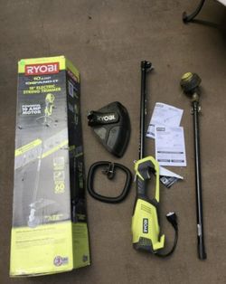 RYOBI 18'' Electric String Trimmer Corded 10 Amp / attachment capable / works