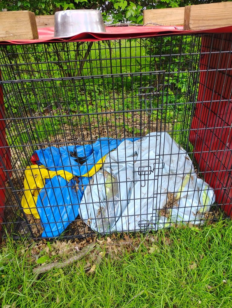 XXL HEAVY DUTY CONNECTABLE RUNNING KENNEL CAGE