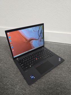 Top of the line Lenovo ThinkPad 14" Touchscreen Intel i5 12th Gen 24GB Ram 256GB SSD WiFi Camera HDMI Thunderbolt Windows 11 Pro