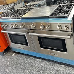 Wolf Stainless Steel All Gas 60” Wide Range 