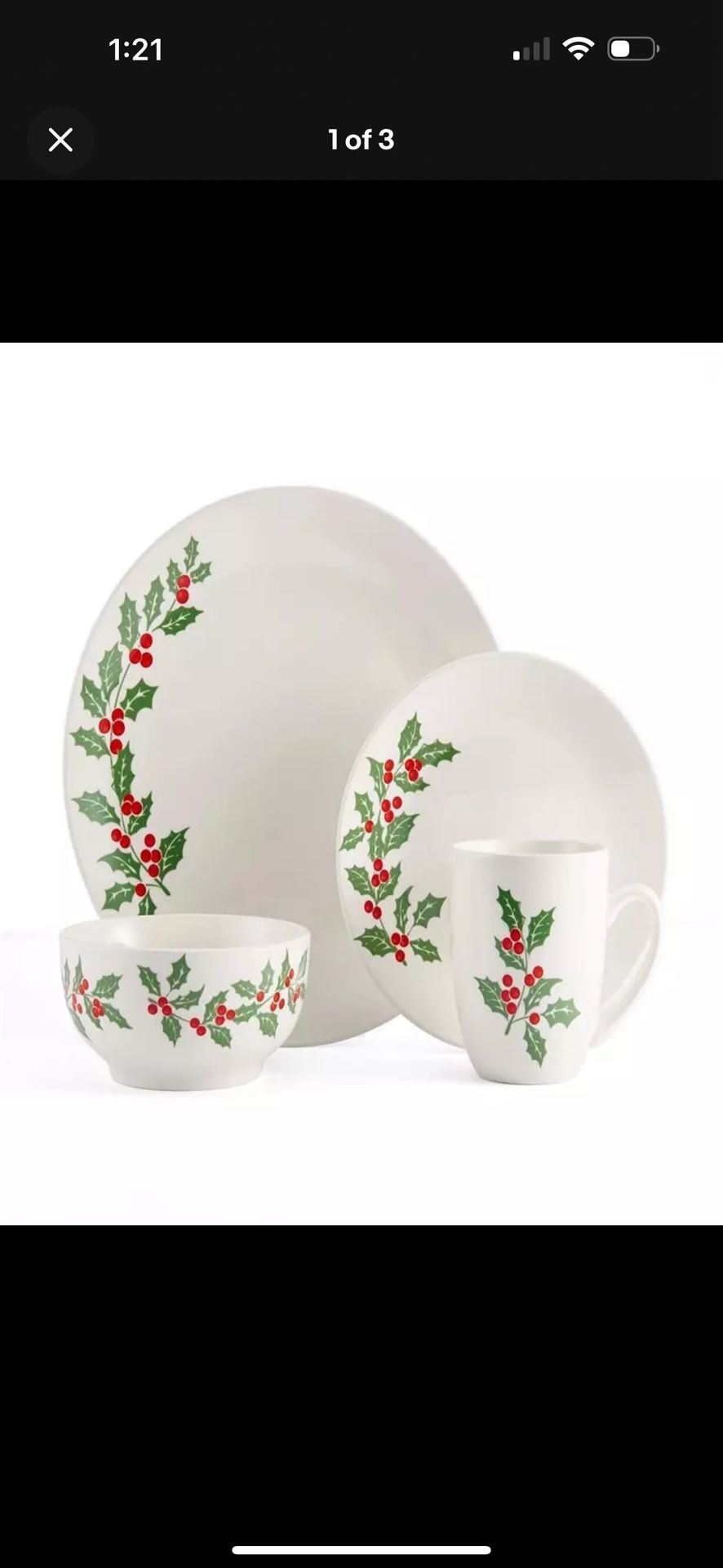 Studio Nova Holly Cheer 14Pc Dinnerware Set