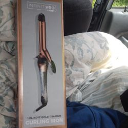 Rose Gold Curling Iron Titanium