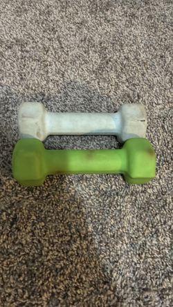 Two 3lb dumbbells
