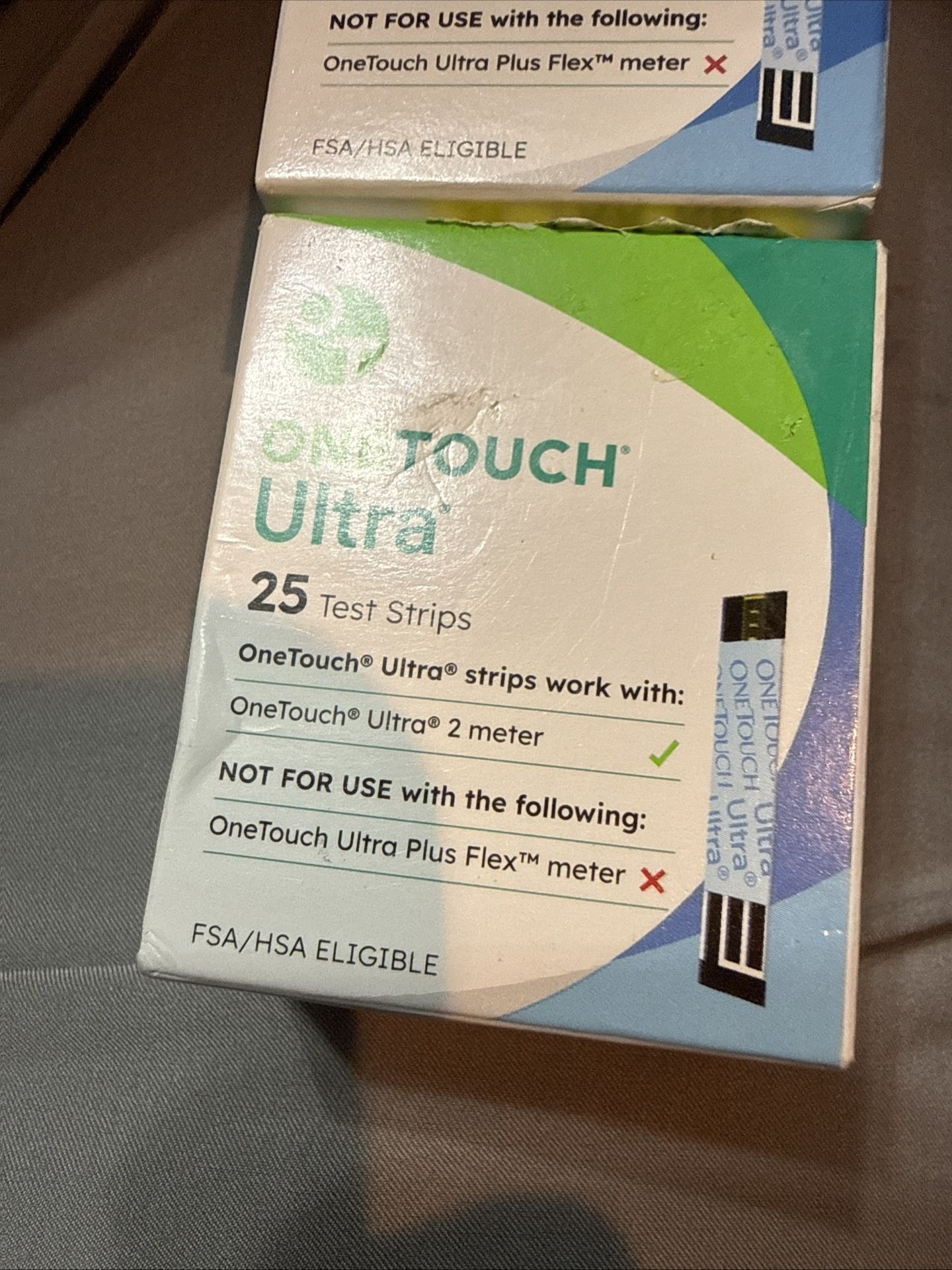 One Touch Test Strips, Lot Of Five Boxes