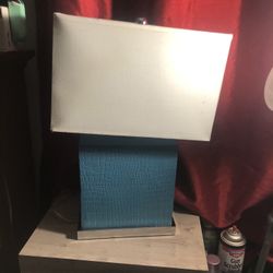 Teel Blue Vintage Lamp