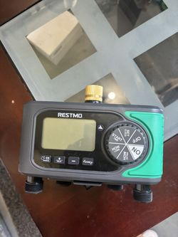 restmo sprinkler timer 4 zone outlet