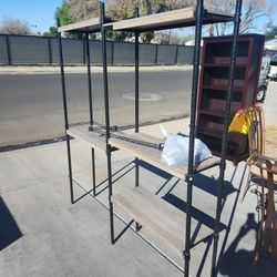 Estante Negro Y Gris