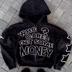 Who Cares Get Money Hoodies ( Read Description)