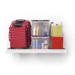 Wall Shelving White For Garage Storage
