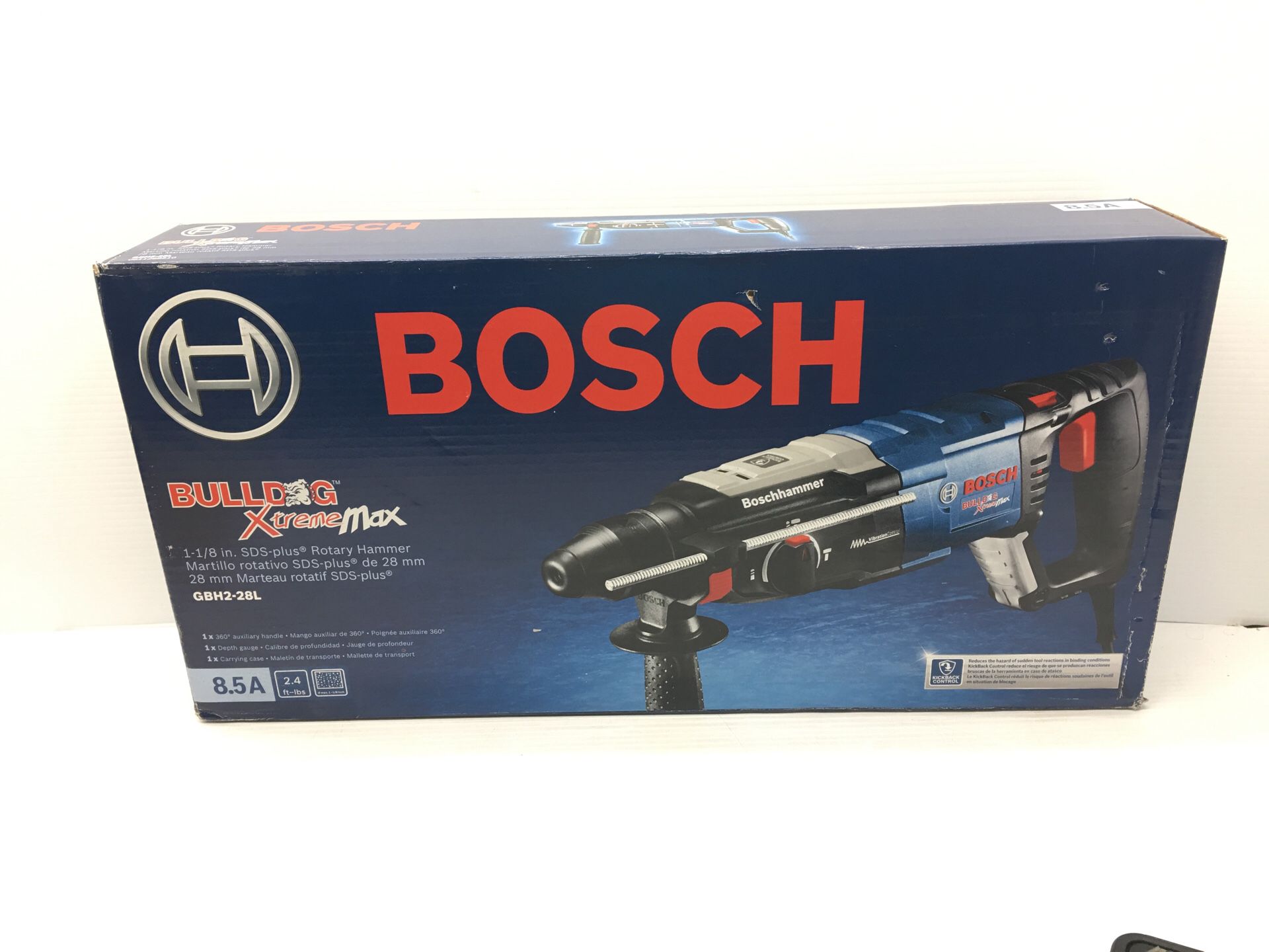 Bosch bulldog xtreme max 1-1/8 rotary hammer drill GBH2-28L