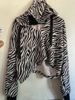 Victoria’s Secret zebra hoodie alt