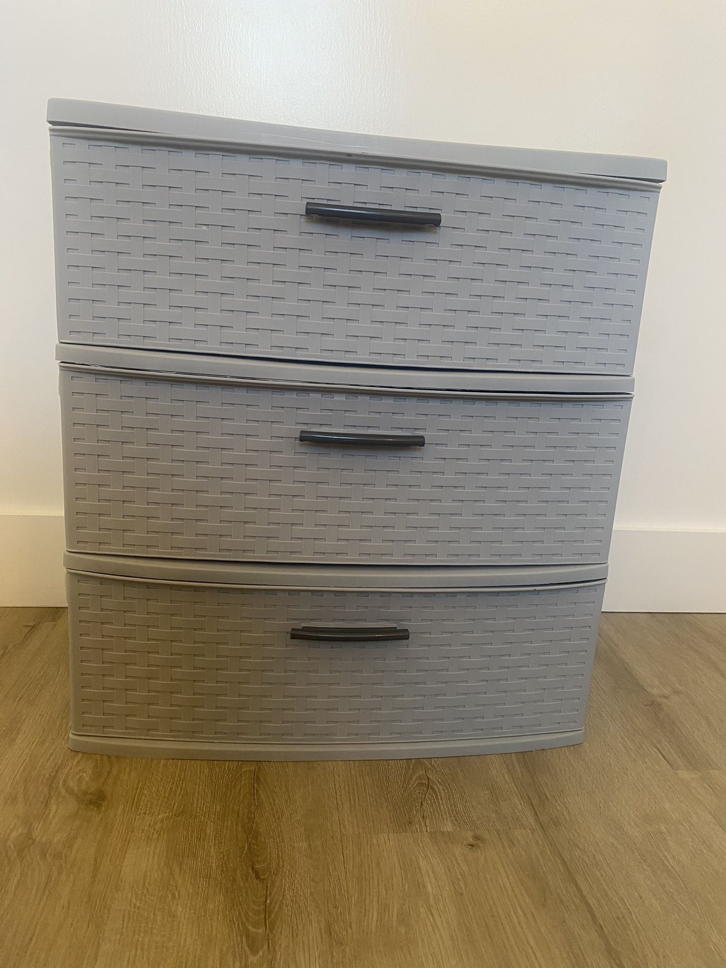 3 Drawer Weave Storage Tower
