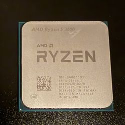 AMD Ryzen 5 3600 6 Core 12 Thread 3.6 GHz Processor