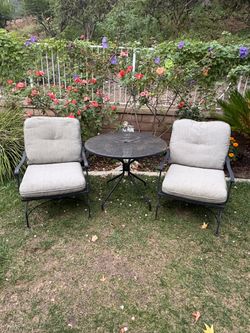 3-Piece Wrought Iron Bistro Set