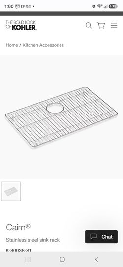 Cairn®
Stainless steel sink rack
K-80038-ST