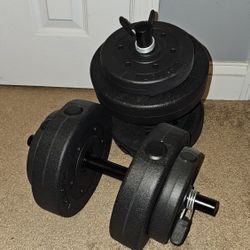 CAP Barbell Standard Vinyl 40lb Weight Plate Set