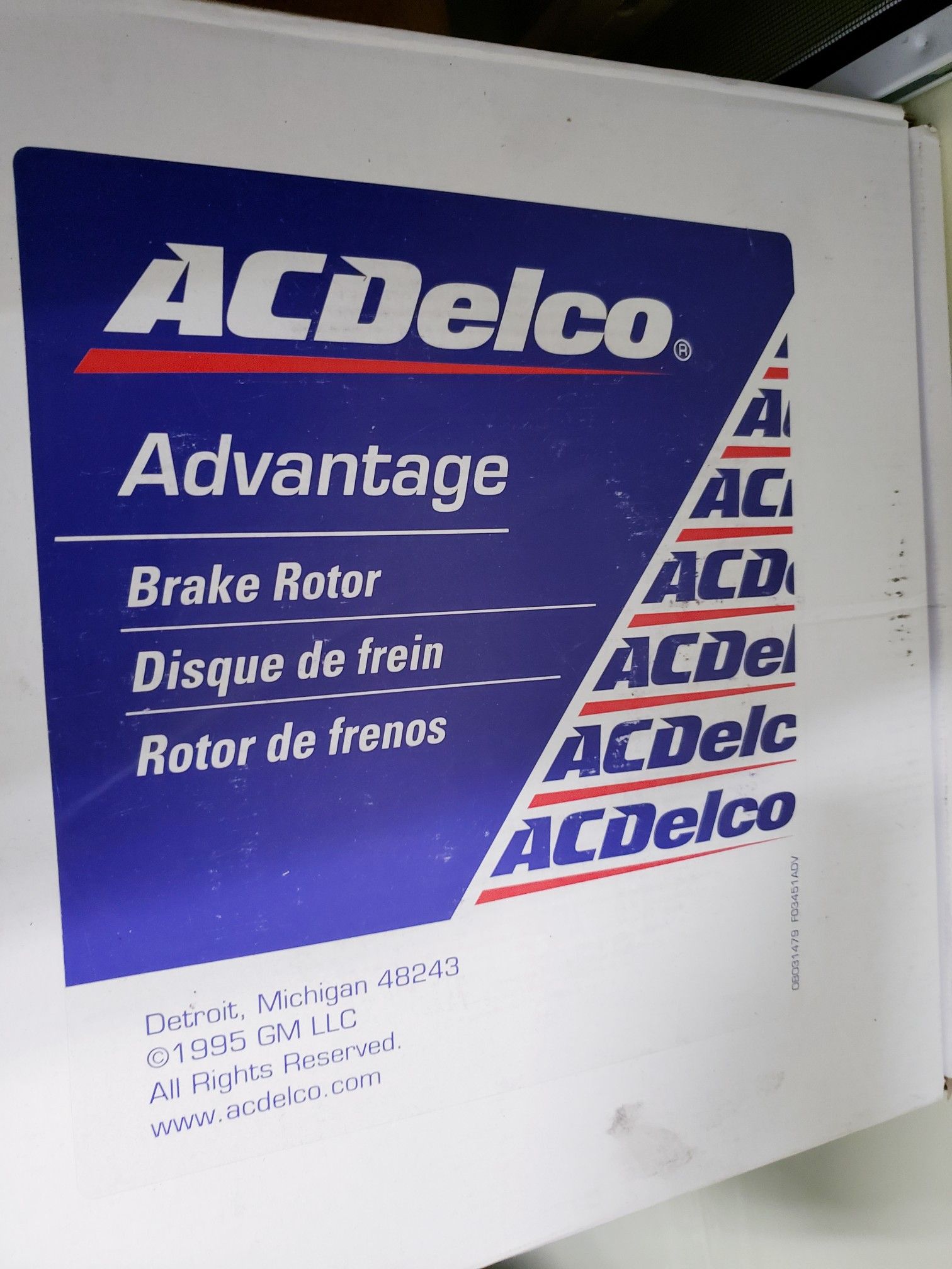 Brand NEW in box 2 ACDelco Advantage Break Rotor