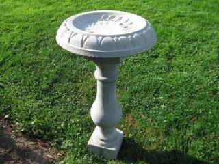 Concrete Bird Bath - Statuary - Olive Branch Style 