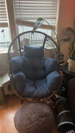 Inside or outside garden egg chair