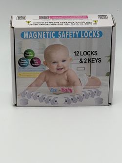 Eco-Baby Magnetic Safety Locks 12-Pack