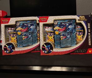 Pokemon 30th anniversary Greninja Ex box