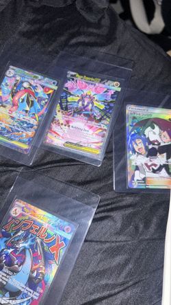 4 cards all mint condition pokemon