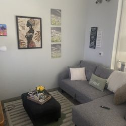 Firm Couch And Ottoman