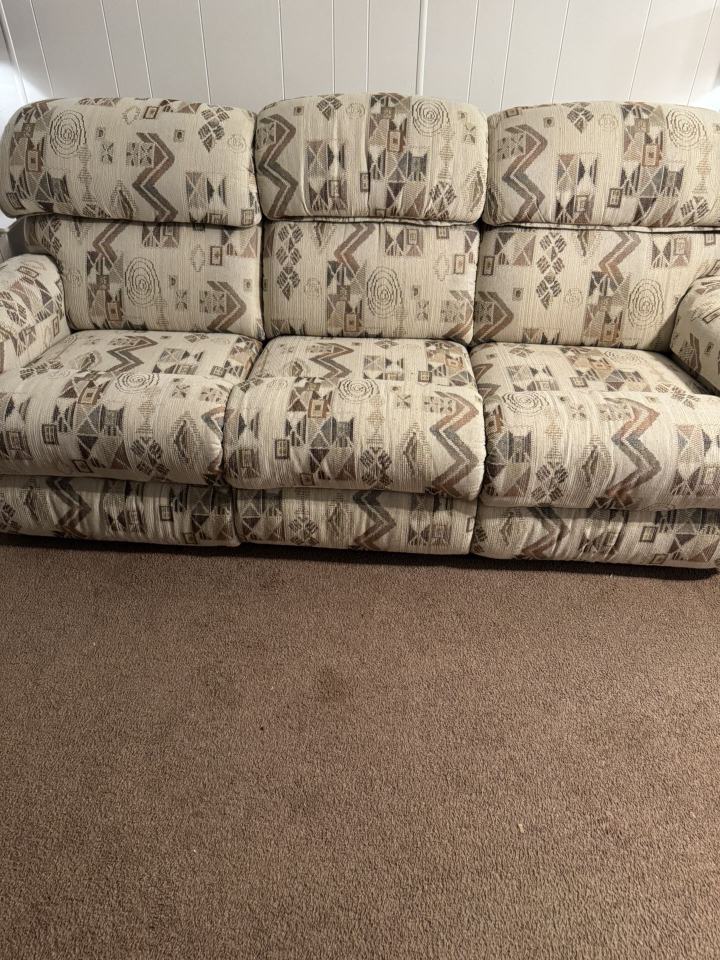 Sofa And Separate Reclining Chair