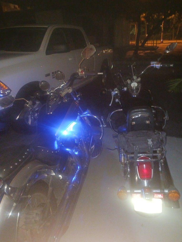 2008 and 2003 Kawasaki and honda Volcan ND shadow