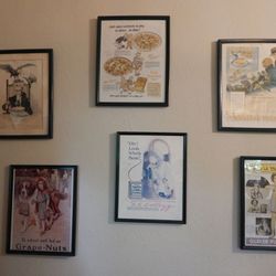 Six Vintage Collectible Cereal Ads