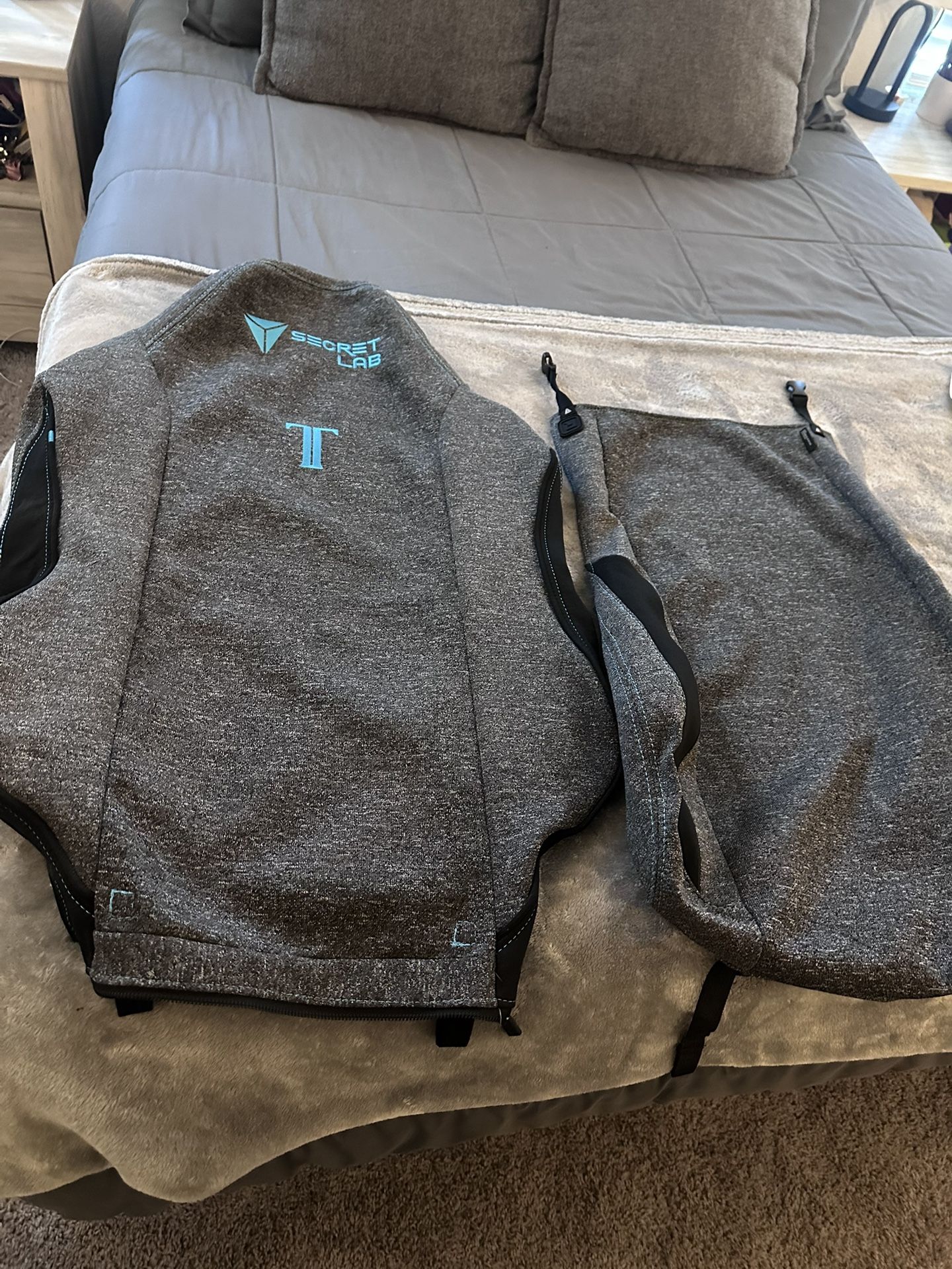 Secret Lab Skin Charcoal Blue Softweave