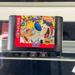 Nickelodeon The Ren And Stimpy Show Genesis Sega Game 
