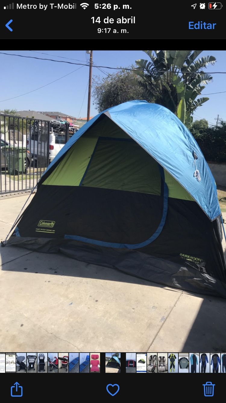 DOME TENT COLEMAN 6 PERSONS