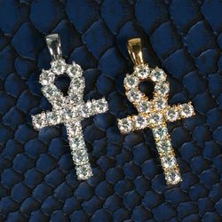 Moissanite Cross