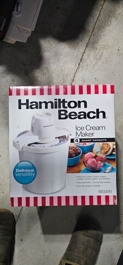 Hamilton beach ice cream maker