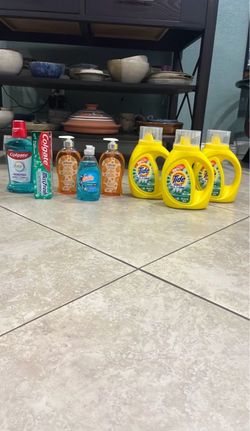 Tide, Colgate, Softsoap, Gain