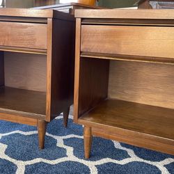 Gorgeous Mid Century Two Stands 