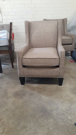 New 1 accent chair nailhead trim see pictures for dimensions